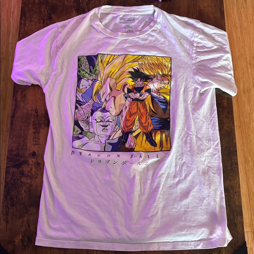White Dragon Ball Graphic T-Shirt